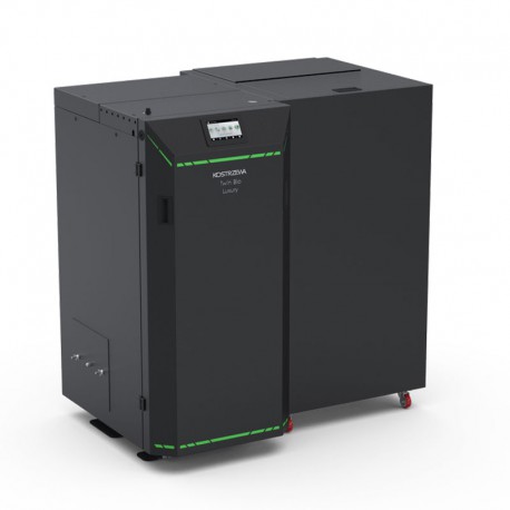 KOCIOŁ KOSTRZEWA TWIN BIO LUXURY COMPACT NE 8 KW PIEC PELLET 5 KLASA EMISJI CERTYFIKAT ECODESING 2020