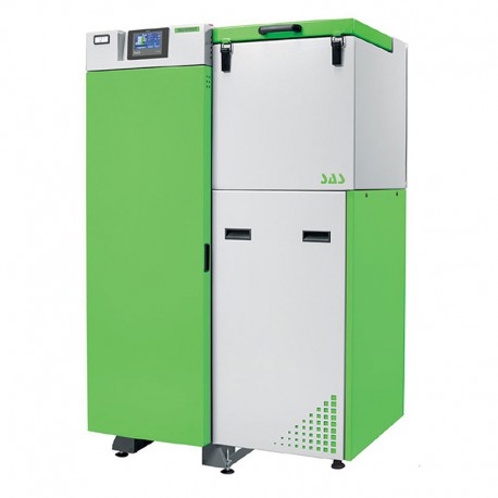 KOCIOŁ PIEC C.O BIO EFEKT PELLET SAS 46KW 5 KLASA ECODESIGN