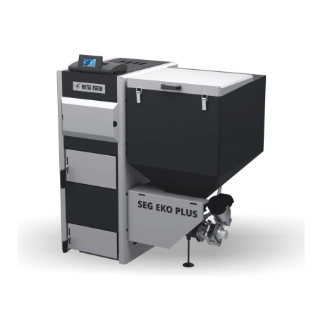 KOCIOŁ CO SEG EKO PLUS 20 KW METAL-FACH PIEC NA EKOGROSZEK Z AUTOMATYCZNĄ ZAPALARKĄ 5 KLASA ECODESING