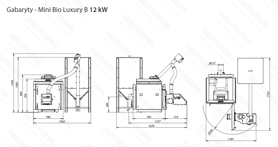 Gabaryty MINI BIO LUXURY B