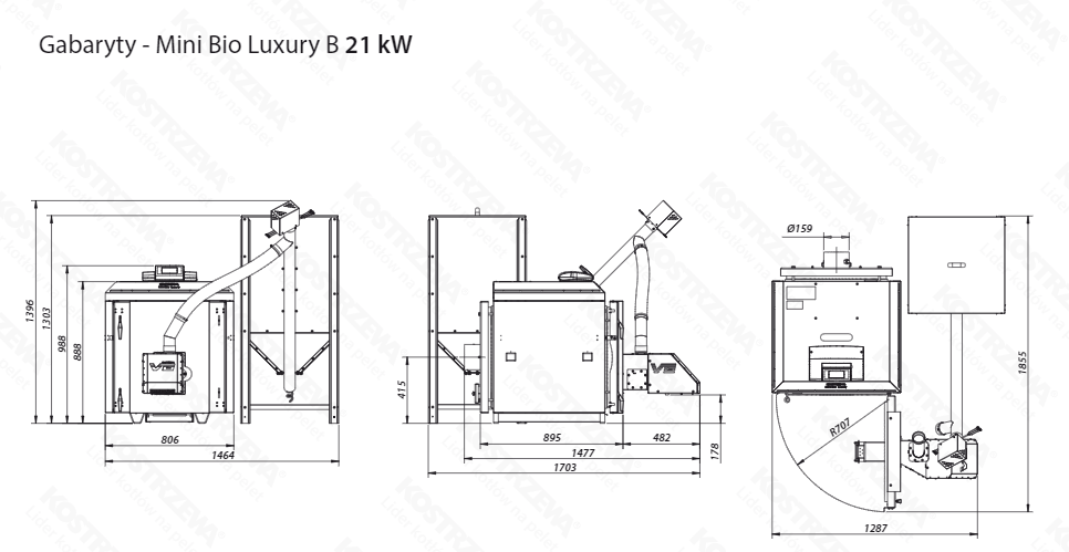 Gabaryty MINI BIO LUXURY B