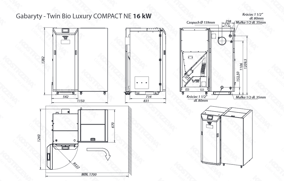 Gabaryty TWIN BIO LUXURY